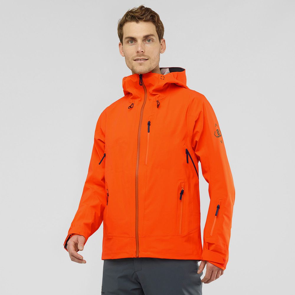 Salomon OUTLAW 3L Chaqueta Esqui Hombre - Rojas - Colombia (89347-GVJN)